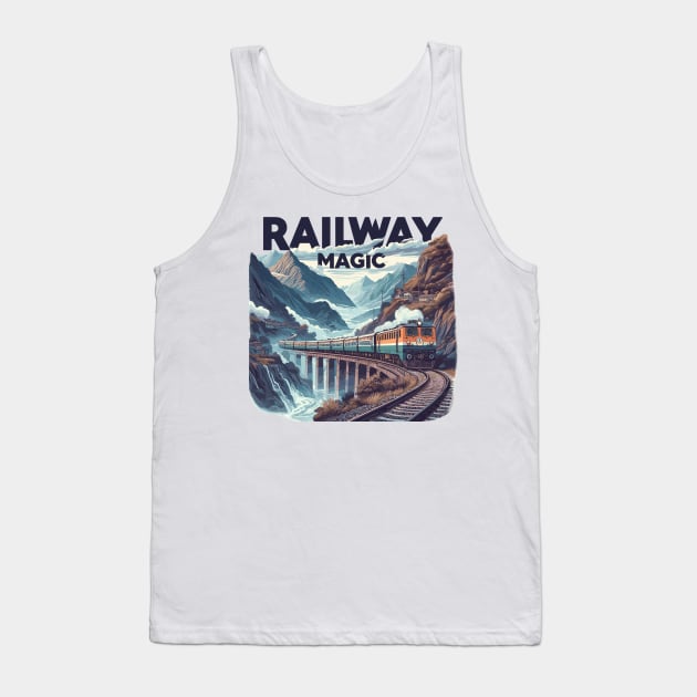 Railway Tank Top by Vehicles-Art